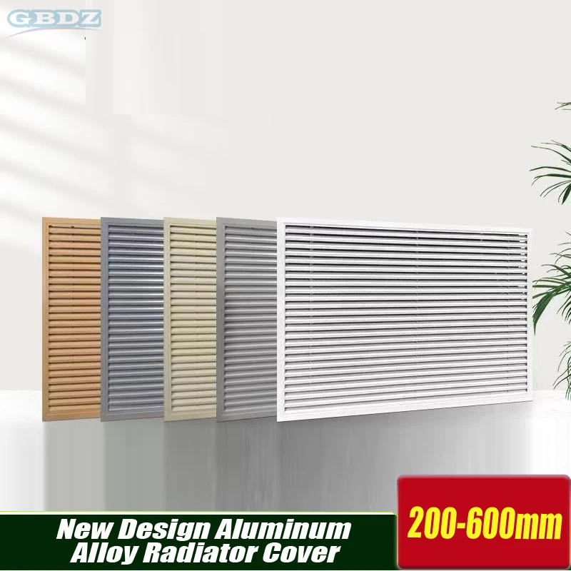 

Aluminum Alloy Radiator Cover Adjustable, Vent Grille for Heating Manifold Concealer, Decorative Vent Cover to Hide Clutte