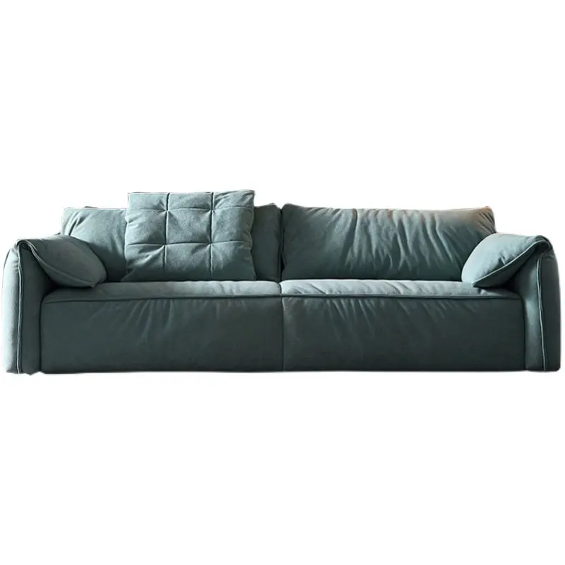 

Современный минималистичный скандинавский диван для гостиной из технологичной ткани, на три или четыре человека, с ушками слона, для небольшой квартиры