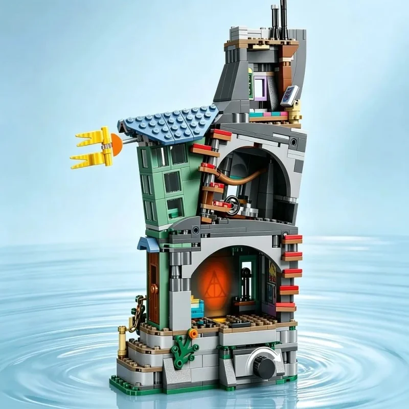 Classic Magic House Building Bricks 764PCS Luna Lovegood Full Assembly Home Decorative Set Model Bricks Toys for Holiday Gifts view 3