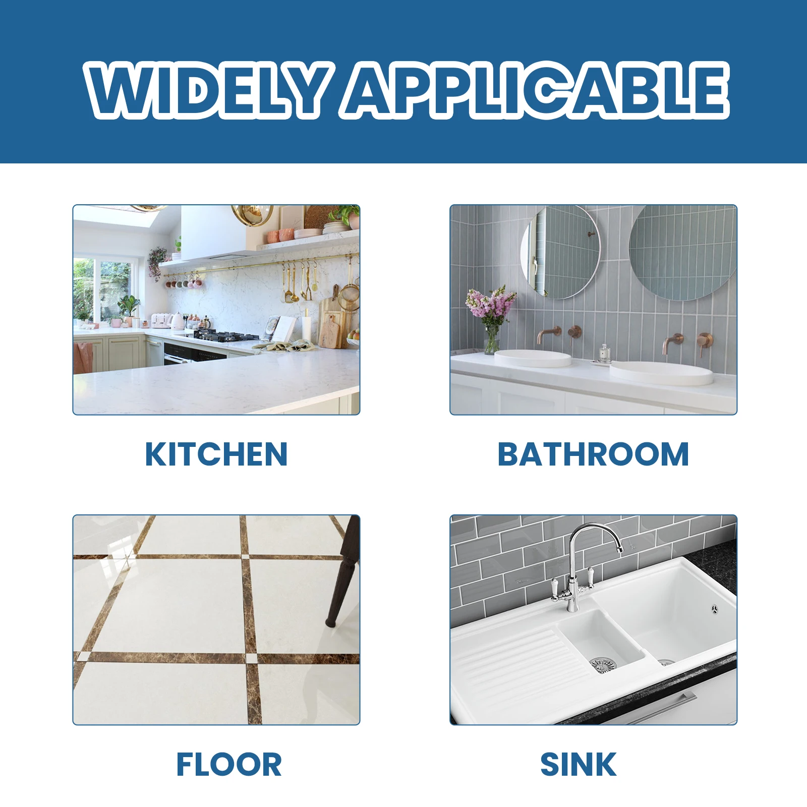 Tile Grout Sealer Waterproof Joint Filler Mold Resistant Sealant for Kitchen Bathroom Floor Wall Tiles Easy DIY Repair Caulk Pen