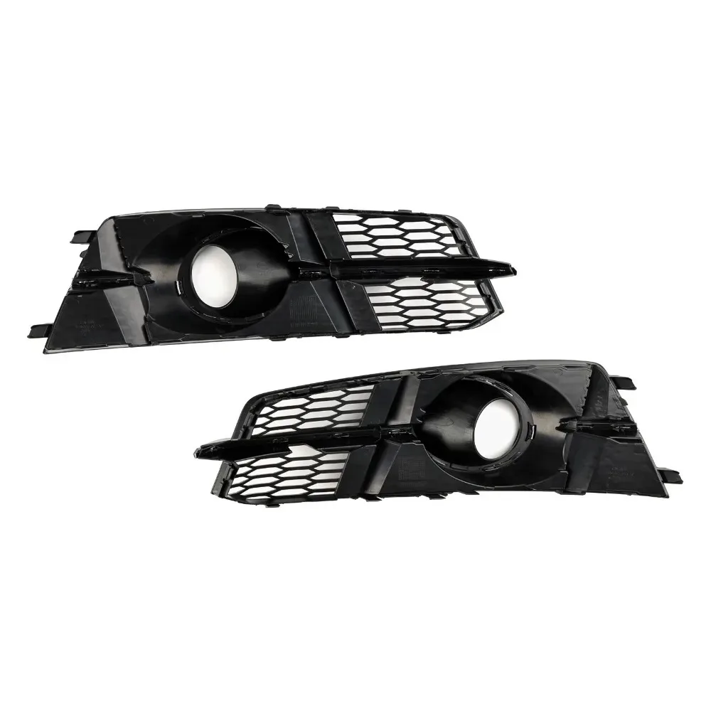 يناسب A6 C7 S-Line اكسسوارات سباق الشوايات 4G0807681AG 4G0807682AG المصد الأمامي الضباب شبكة مصابيح ضباب غطاء قناع