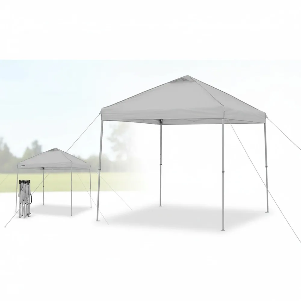 

8x8ft Instant Pop Up Canopy Replacement Cover - Heavy Duty 350D Waterproof UPF50+ Gray