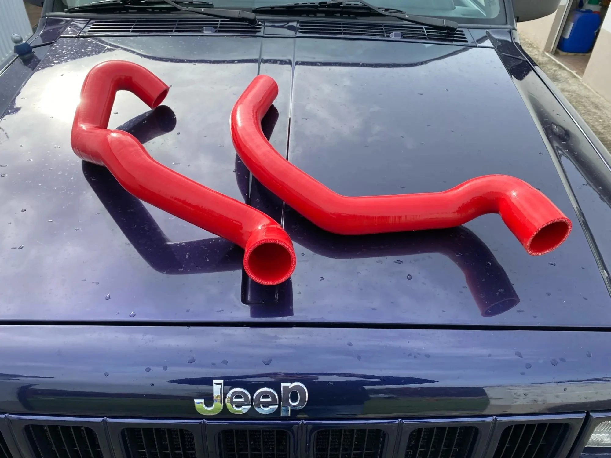 

Silicone Intercooler Hose Tube For Jeep Cherokee XJ 2.5L L4 Turbo Diesel ENC 1997-2001 52079581AB 52079496AB 52079581 52079496