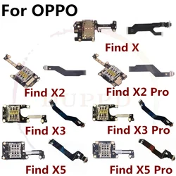 New SIM Card Reader Board USB Charging Port Dock Charger Connector Board Flex Cable For OPPO Find X X2 X3 Pro