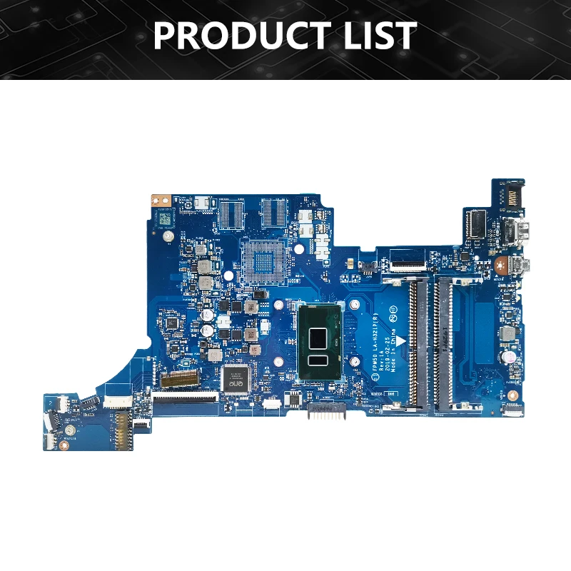 FPW50 LA-H321P Notebook Mainboard For HP 15-DW 15S-DU 15S-DR Laptop Motherboard L51984-001 L51984-601 With i3-7020U CPU DDR4