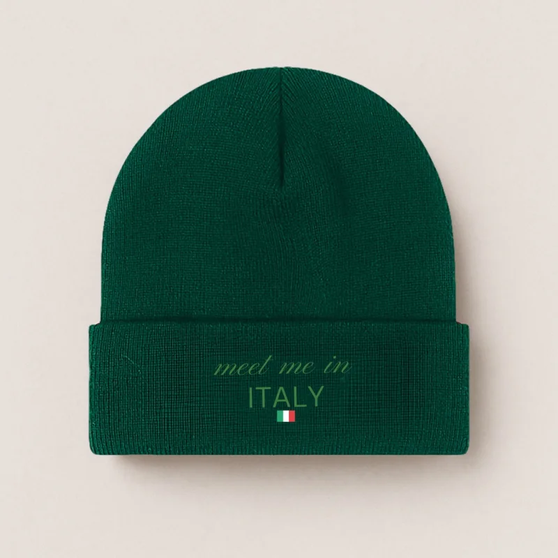 レトロカジュアルスタイルレタープリント暖かい秋冬必須ニット帽男女兼用アウトドアニュートラルファッションウール帽子