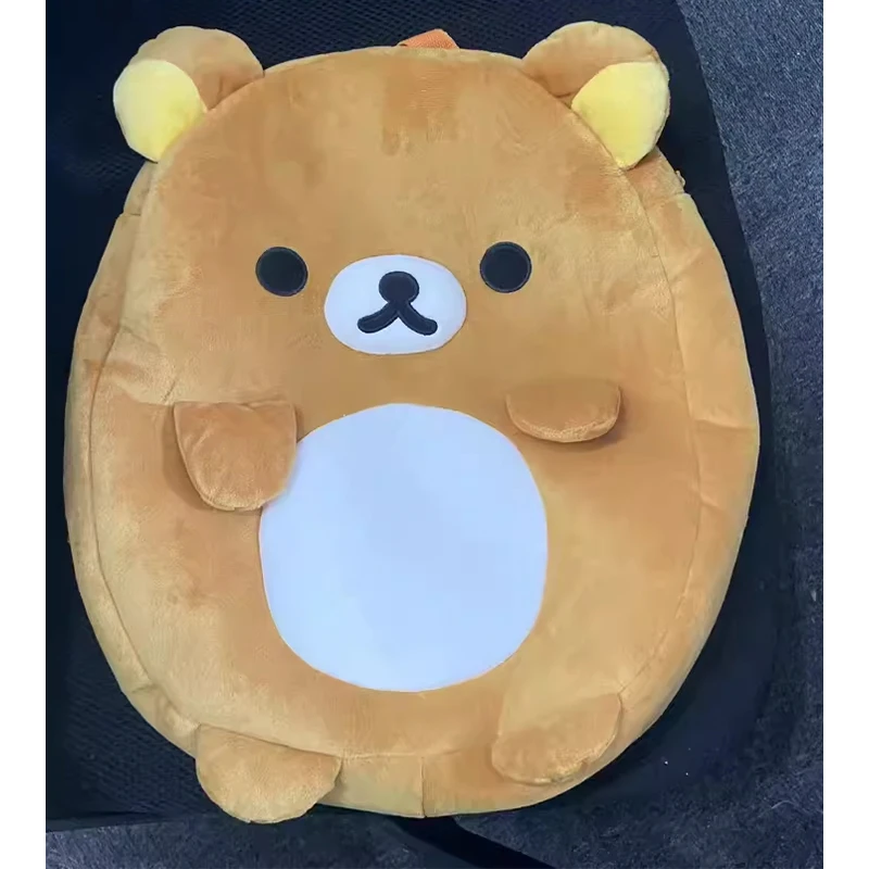 Cartoon Kawaii Rilakkuma Backpack Large Capacity Schoolbag Storage Bag Ins Anime Cute Girls Toys Christmas Gift For Girlfriend