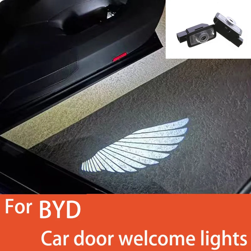 Luci della portiera dell\'auto luci di benvenuto luci di segnalazione notturne per BYD EV Han DM Song PLUS Qin PRO Seal EA1 luci di avvertimento