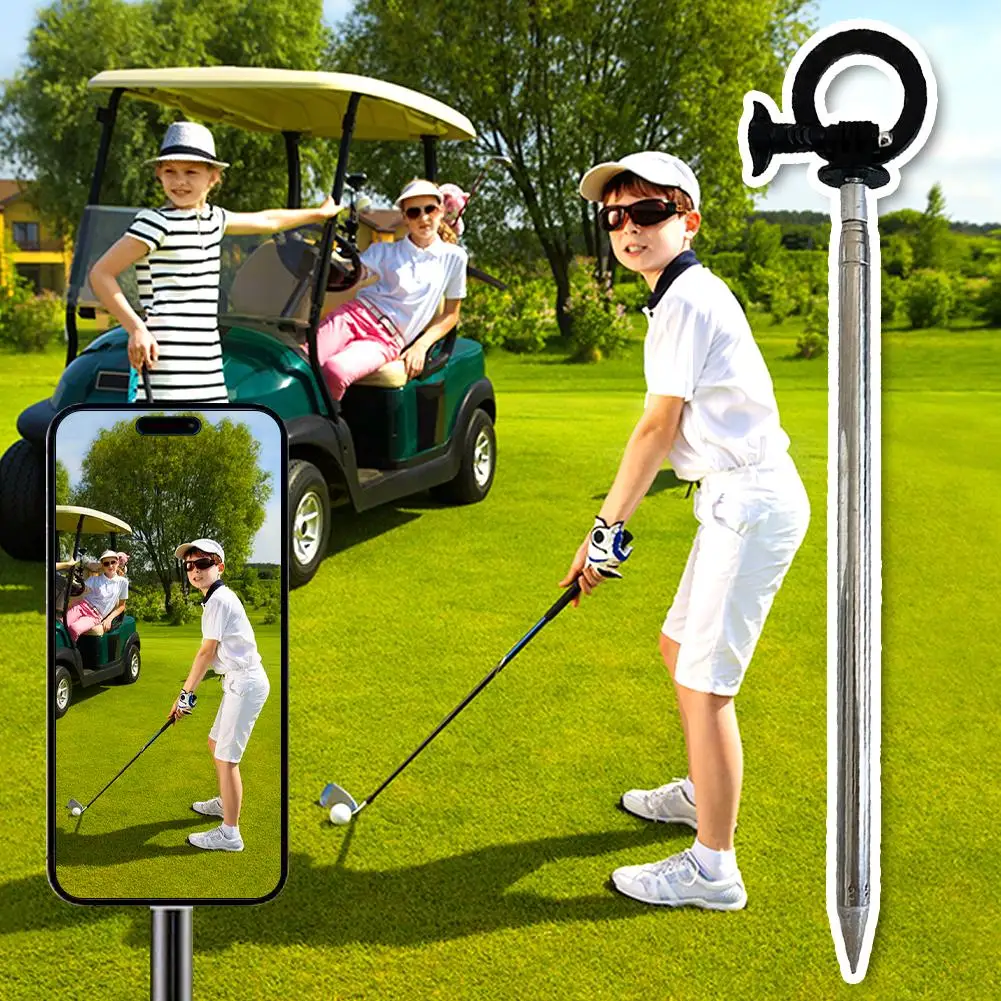Supporto magnetico per telefono cellulare per mazze da golf Design pieghevole da 110 cm di lunghezza per supporto per supporto per presa per selfie Magsafe