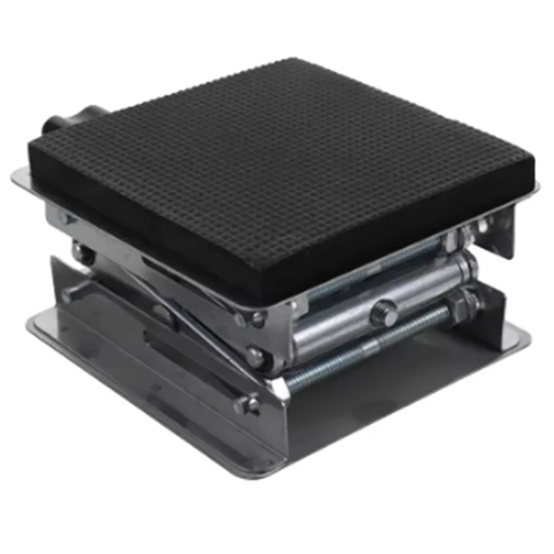 【Entrega rápida】Soporte de elevación, gato de tijera de acero inoxidable, plataforma de soporte de laboratorio ajustable, mesa elevadora de manipulación de materiales