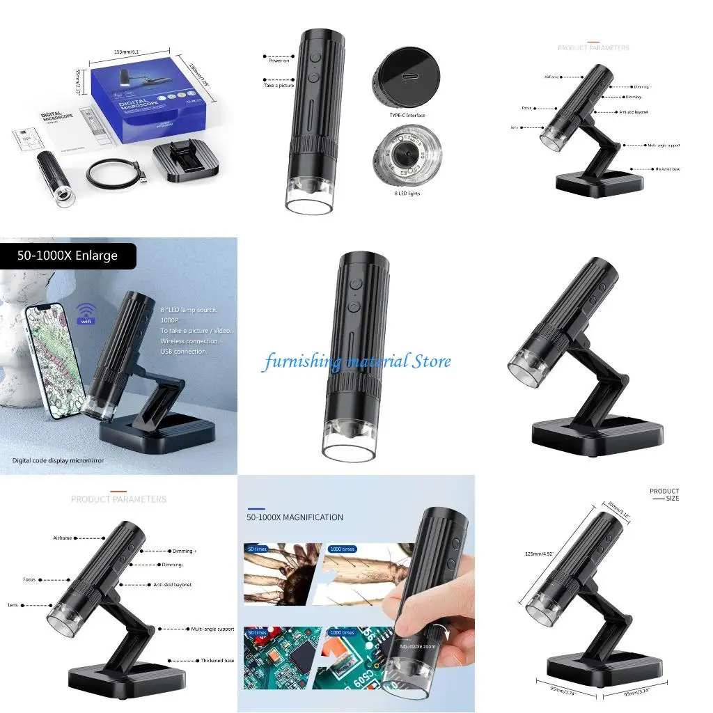 

Y5GD Versatile Tool Convenient Microscope Attachment for Industrial Repairs Observe & Analyze Small Part & Structures Durable