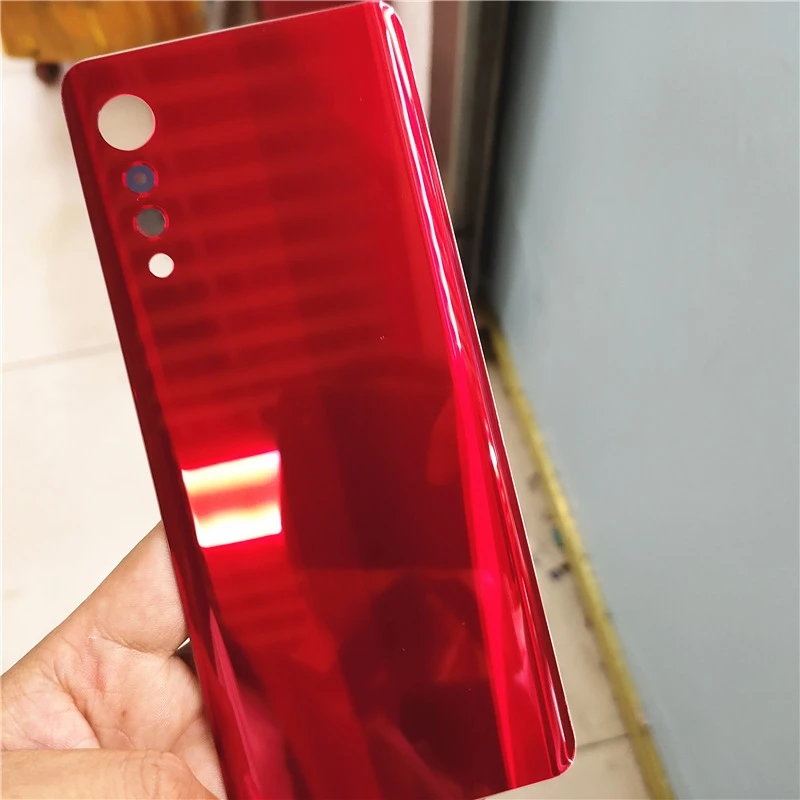 New Glass Battery Door Back Cover Housing For LG Velvet 5G G9 G900 LM-G900N (Korean Version)Replacement Parts