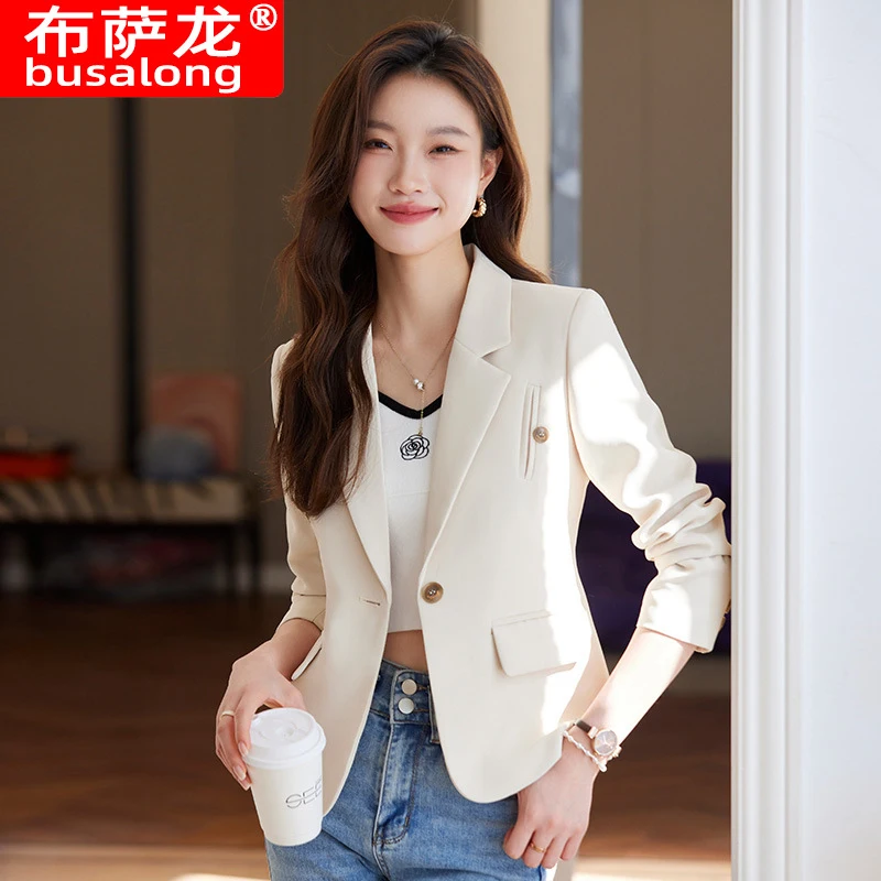 

New style blazer with a business vibe, long-sleeved professional women's suit, formal women's jacket, workwear8652