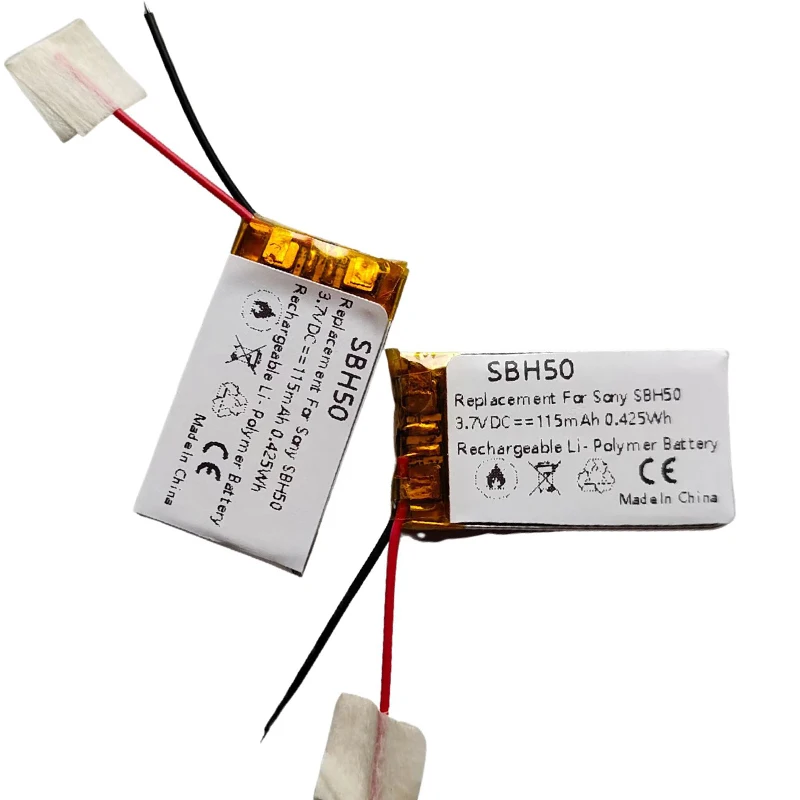 3.7V AHB480832N2 AB291634PG Battery For Sony SBH20 SBH24 SBH50 SBH52 SBH60 SBH70 SBH80 SBH90C SBH82D Bluetooth Headset
