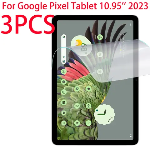 Google Pixel Tablet 용 PET 소프트 필름 화면 보호기 3 팩 Google Pixel 10.95 ''용 10.95 인치 2023 태블릿 보호 필름