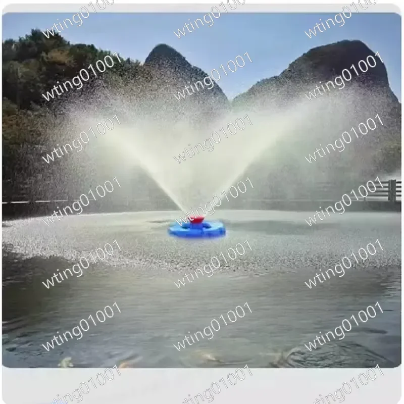 1100W Portable Aquaculture Air Aerator Pump High Flow Fish Pond Oxygenation for Koi Pond Fountain Water Oxygen Supplement