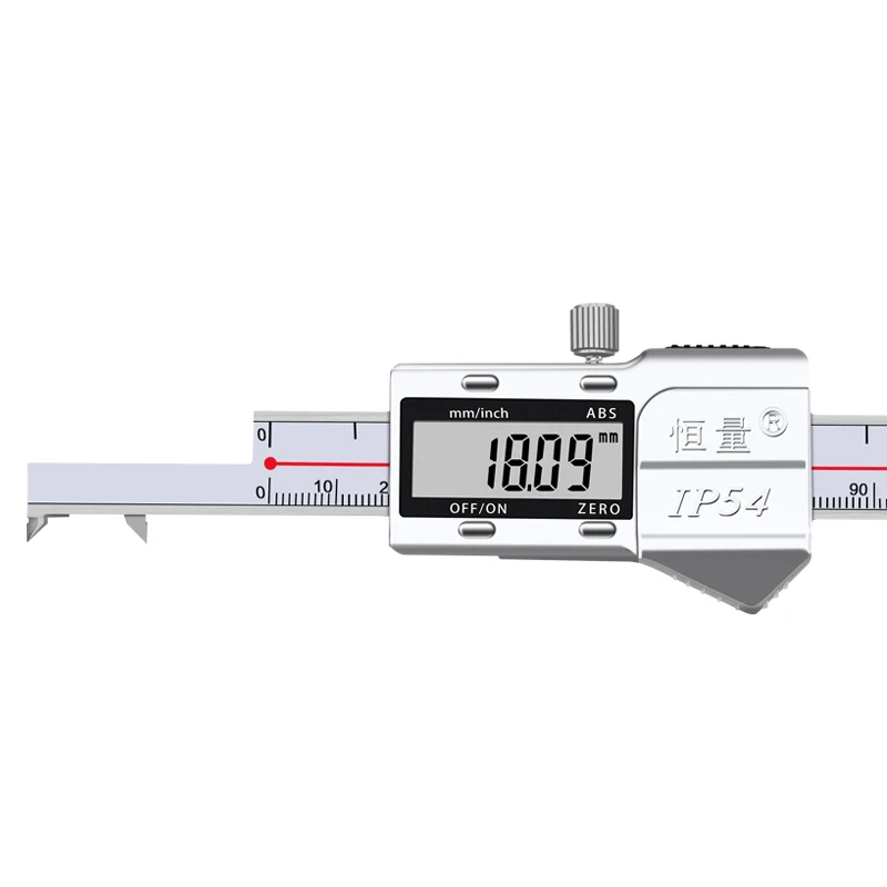 

Hengliang High-Precision IP54 Digital Caliper Stainless Steel Vernier Inner Groove Width IP54 Standard Electronic Calipers