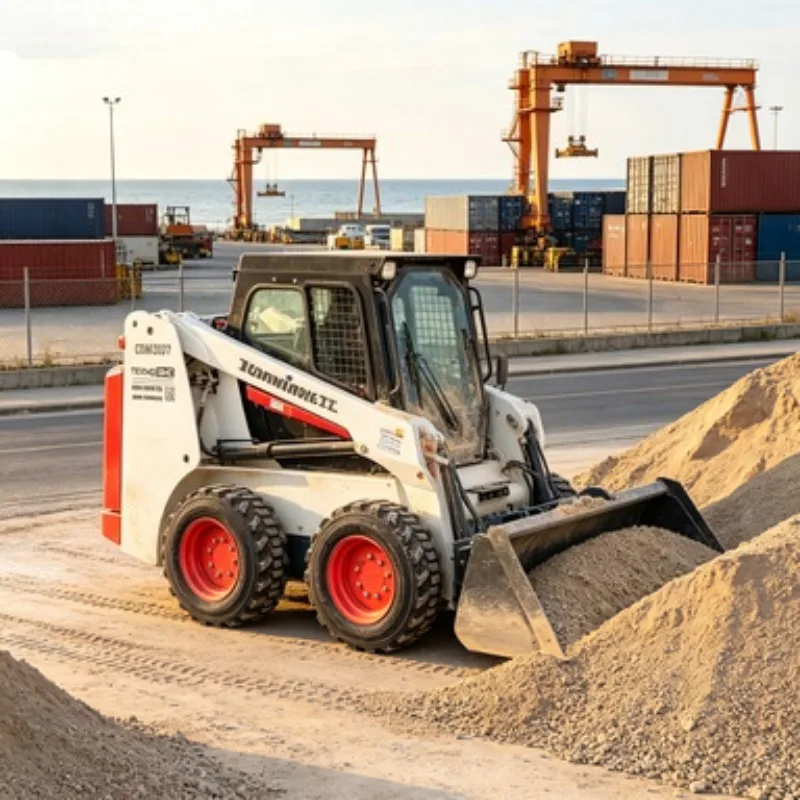 Seat-Mounted Skid-Steer Loader Track Loader EPA for Engine 1 Year Warranty 650kg Machine Weight for Tight Spaces Home