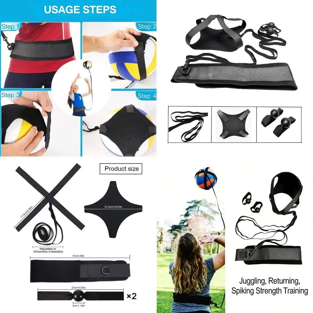 

M5TC Волейбольное тренировочное устройство с эластичным шнуром для стабильных отскоков, тренировочные площадки, компактный для