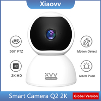 (Global version) Xiaovv Smart Camera Q2 2K HD Wifi Monitor Night Vision Home Security Alarm Camera Video Surveillance Smart Home