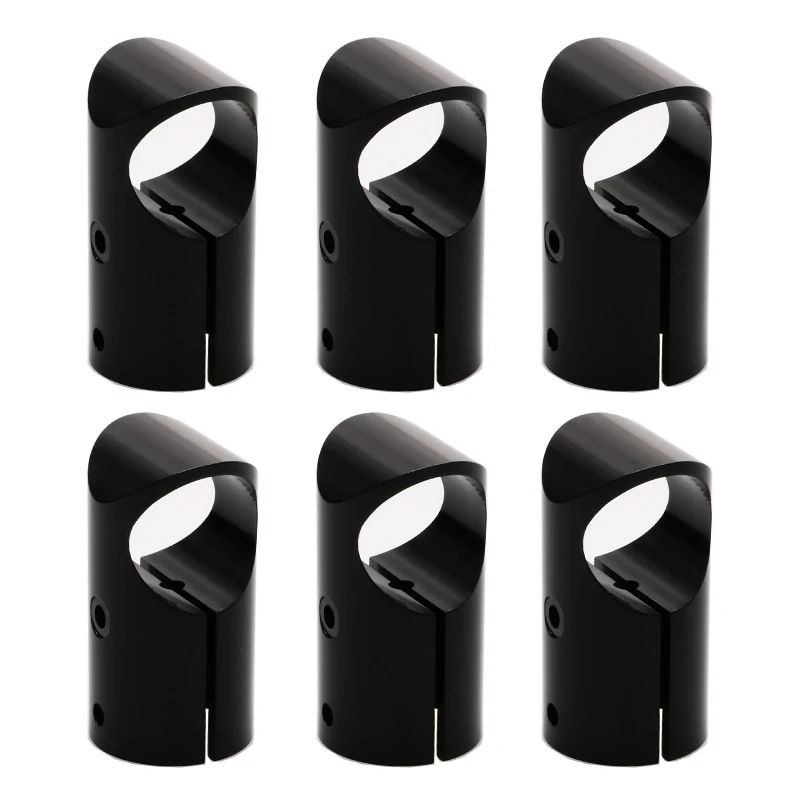 Trépied à trois voies en alliage d'aluminium D20mm à 20mm, 6 pièces, train d'atterrissage, Tube en carbone, adaptateur de support de connecteur fixe pour UAV