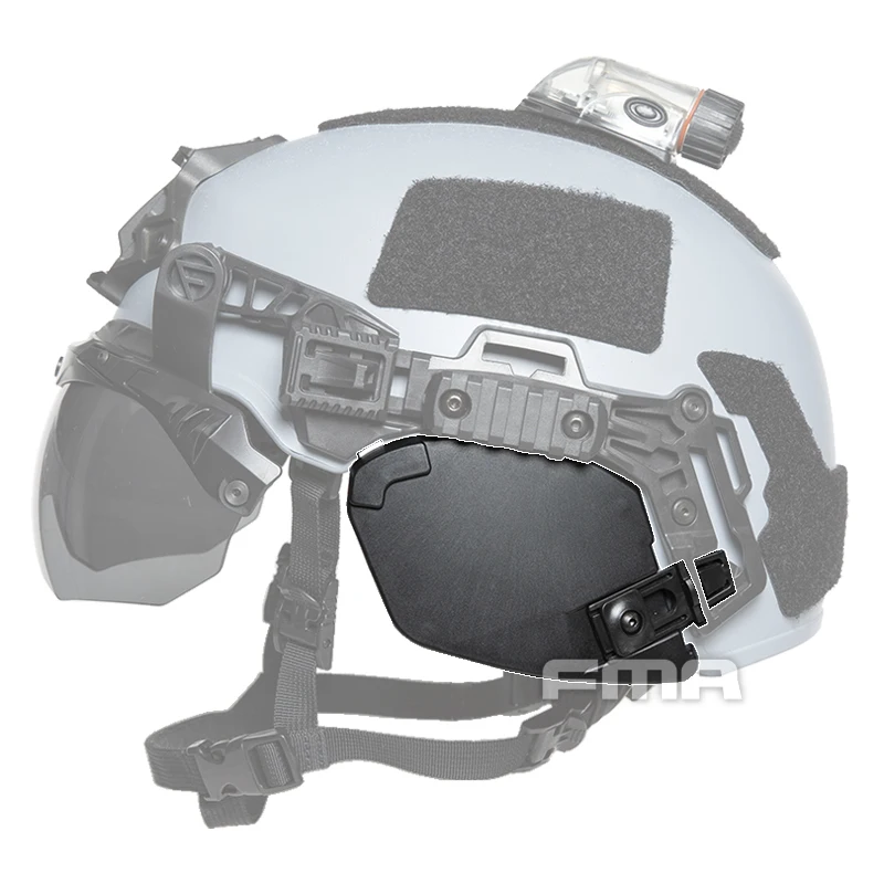 FMA Tactical  Wendy Helmet Side Covers Ear Protection for EX Helmet 3.0 Guide Rail TB1430 BK/DE/FG