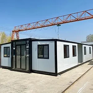 40FT Extendable Container Houses Prefab Tiny Home Grande Folding Room Easy Assemble Folding Room Homes Ready To Live