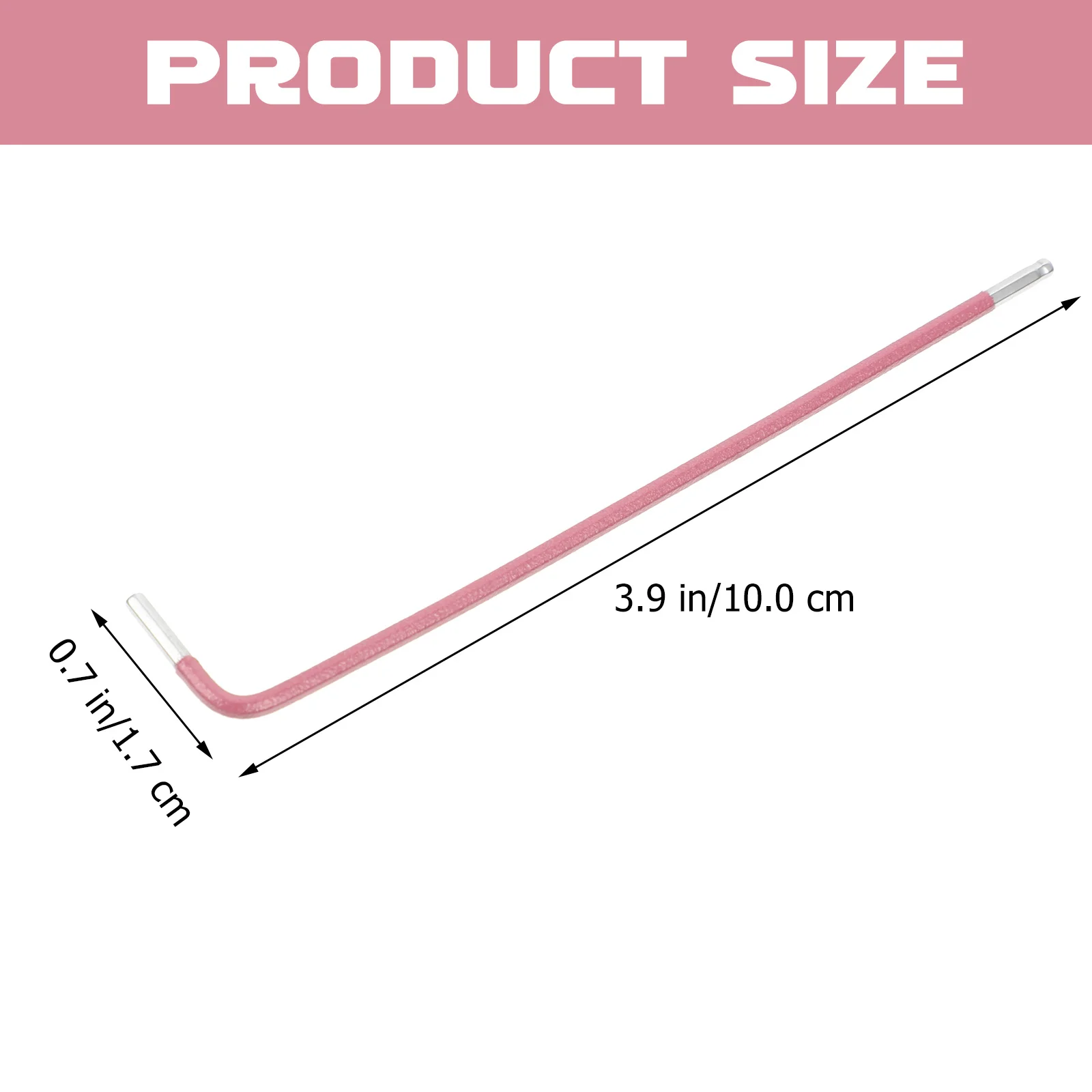 

2Mm Ball End Hex Wrench L-Shaped Long Arm Tool For Industrial Repair Mechanical Maintenance Multi-Purpose L Key Spanner