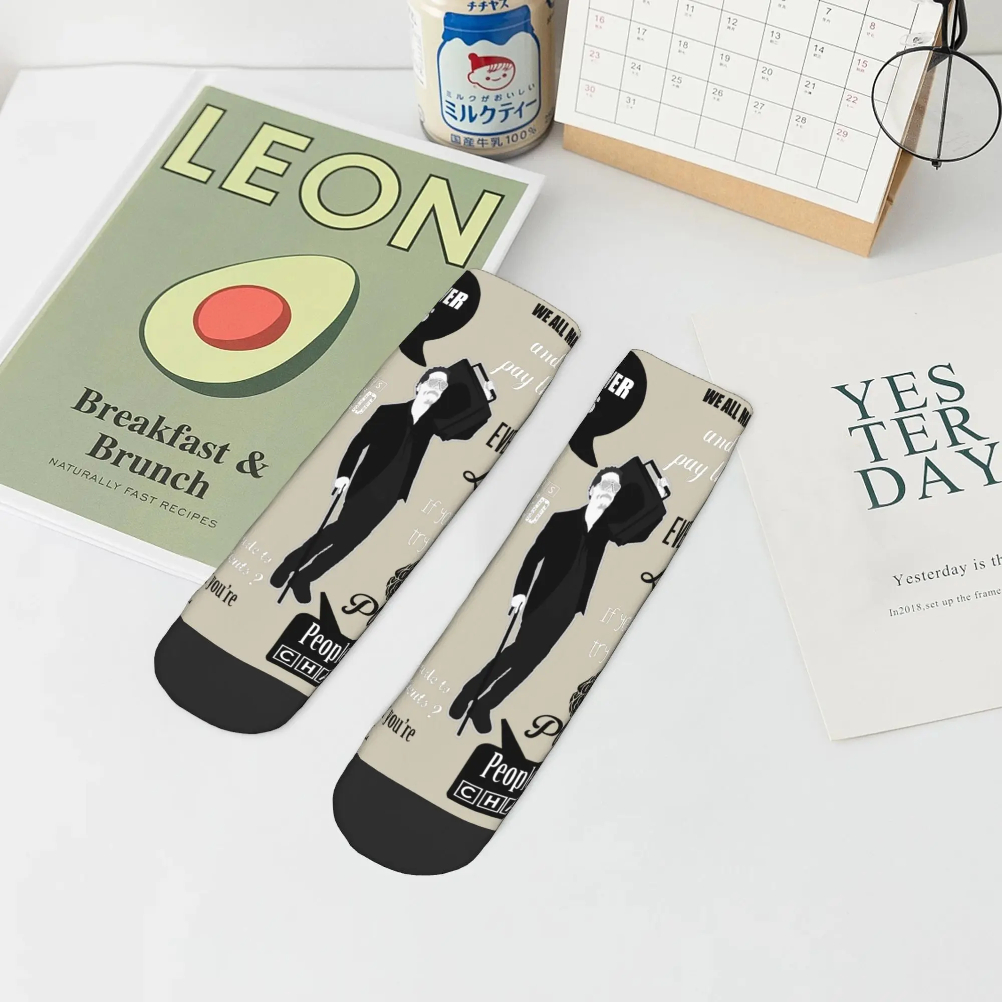 Dr House Montage 180575049 양말 여름 발목 양말 하라주쿠 남성용 품질 양말 맞춤형 야외 스포츠 미끄럼 방지 양말