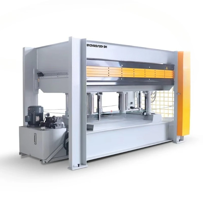 Woodworking Hydraulic Hot Press Machine 120T with 4 Heating Plates for Panel Bonding - view 4