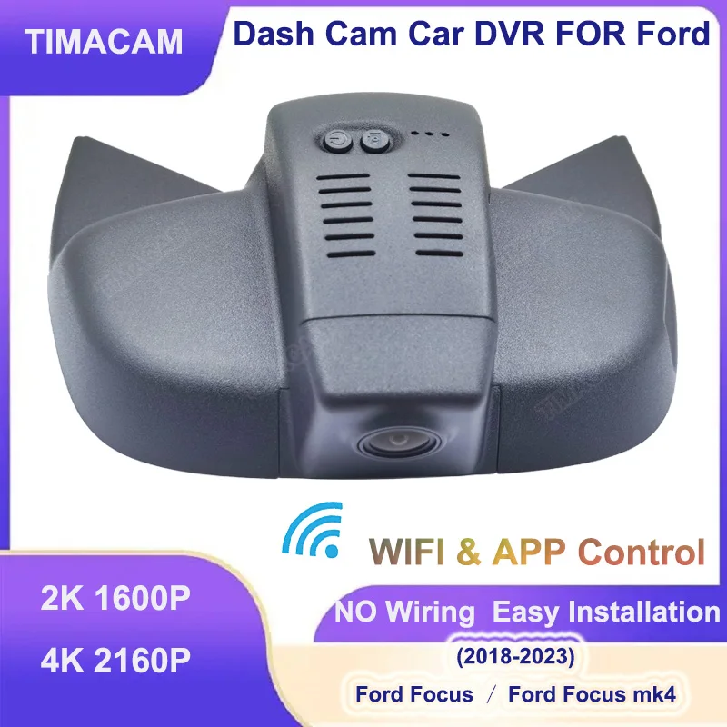 

TIMACAM UHD 2160P 4K Wifi Car Dvr Dash Cam Camera 2K Video Recorder Dashcam For Ford Focus mk4 2018 2019 2020 2021 2022 2023