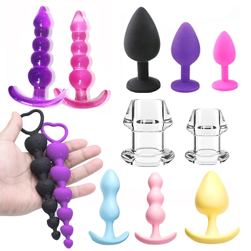 Silicone anal plug mulher butt plug erótico brinquedos sexuais para mulheres homens brinquedos sexuais anal trainer para casais estimulador anal