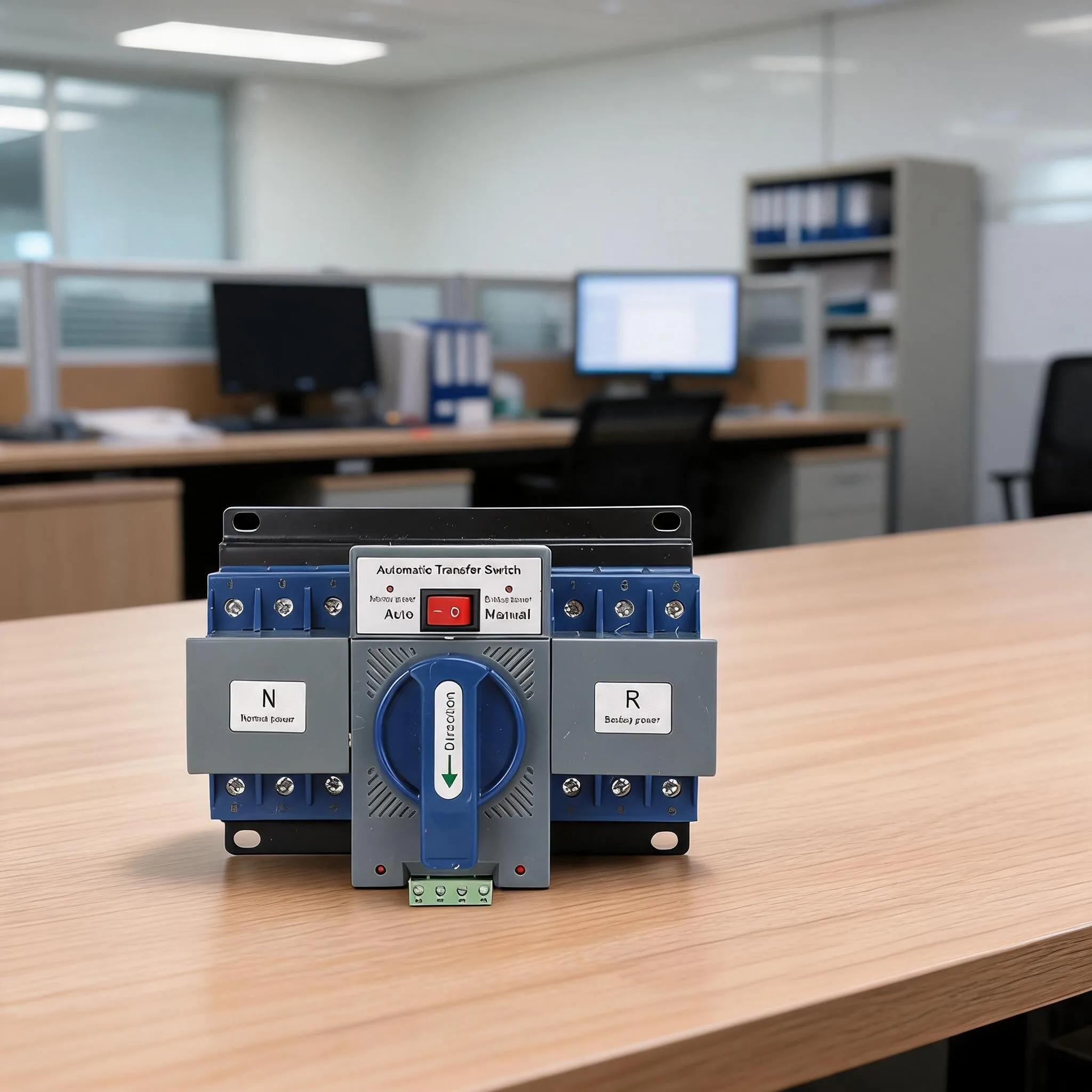Automatic Transfer Switch AC110V 2P 3P 4P for Industrial Power Management Dual Input Support 32A 63A Rating 50Hz 60Hz Frequency