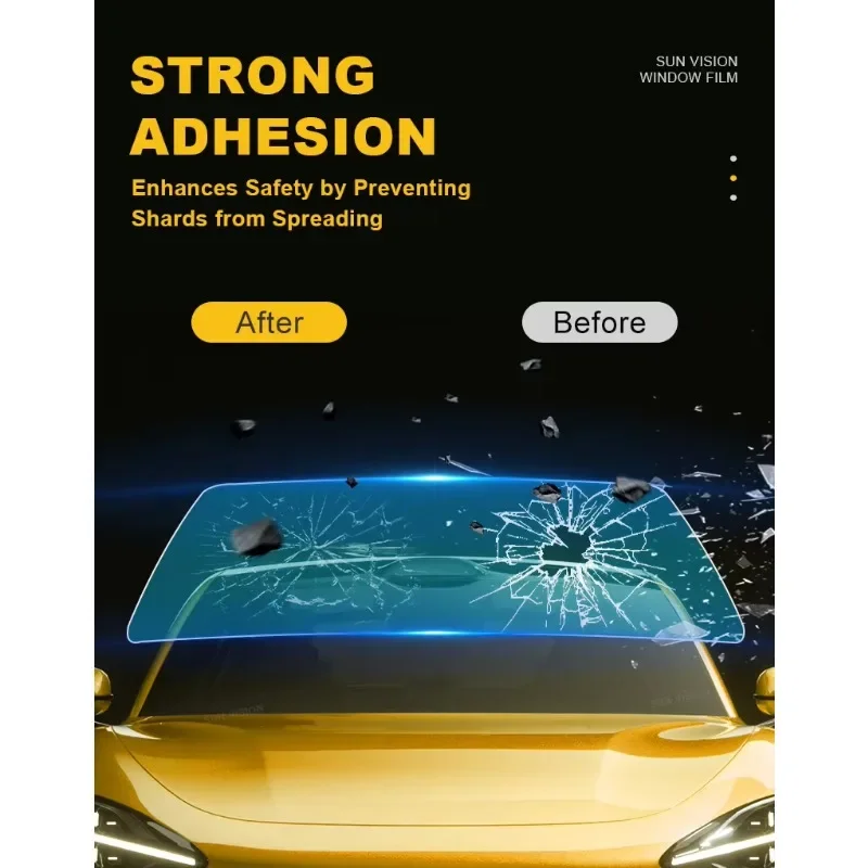 

Ceramic Tint Film Auto Nano Ceramic Window Film UV Proof and Anti-Scratch PET Material Manufactured by Factory