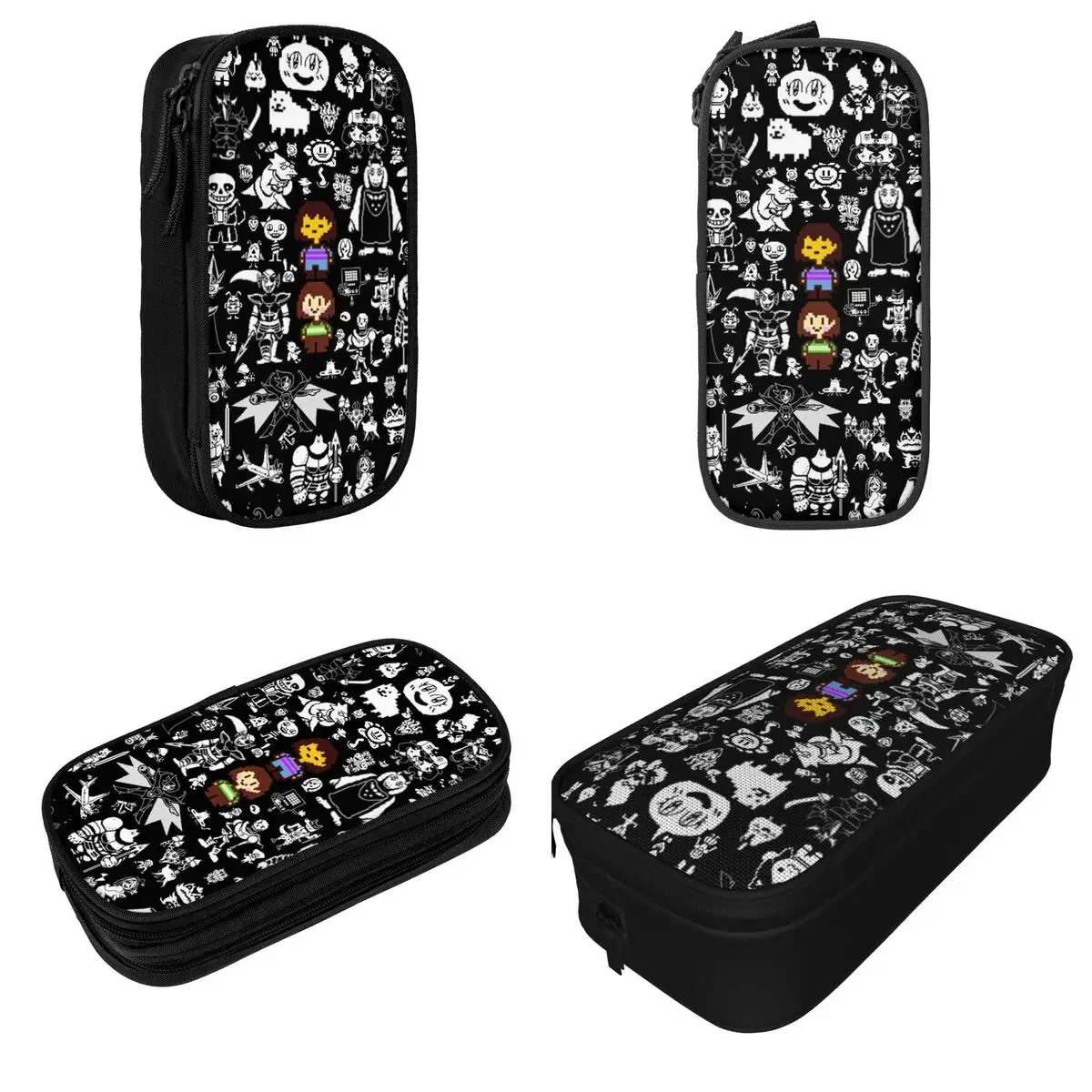 Undertale Pencil Cases Fashion Gamer Gaming Pen Bag for Student Big Capacity School Supplies Cosmetic Pencilcases