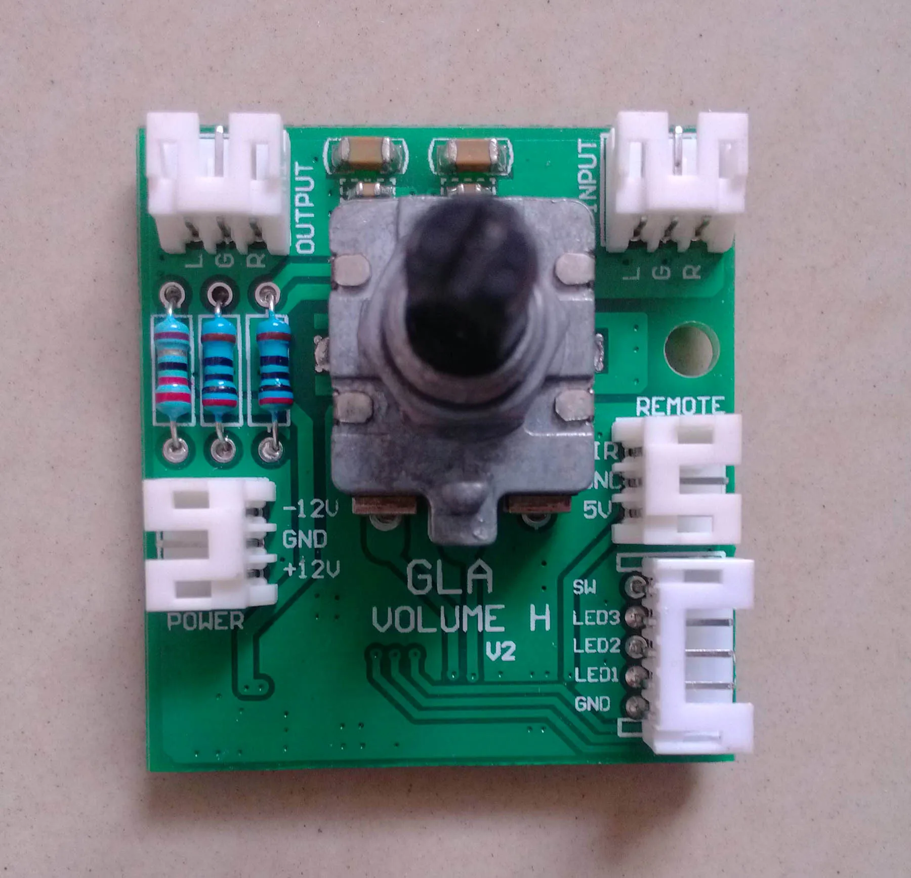 HIFI Advanced Volume Control Board, Remote Control Volume Potentiometer, Potentiometer Upgrade, Long Lifespan Display)