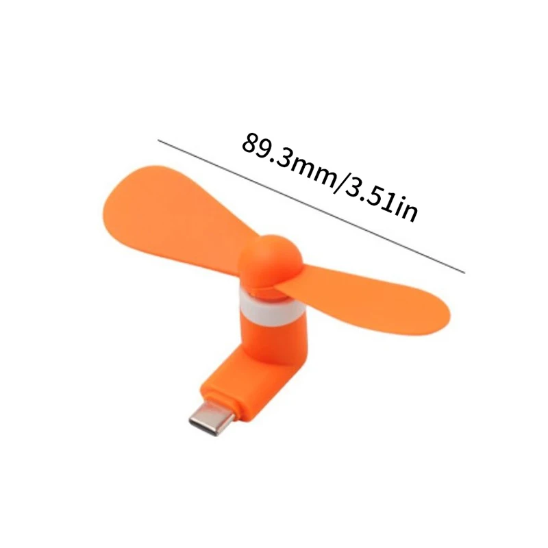 HOT Creative Mini Portable Micro USB Fan 5v 1w Mobile Phone USB Gadget Fans Tester For Type-C Type C USB-C Cooling Hand Fan