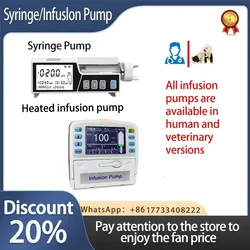 4.3 inch Touch Screen Stackable Type Human or Veterinary Use Syringe Pump Infusion pump LCD real-time Alarm Transfusion