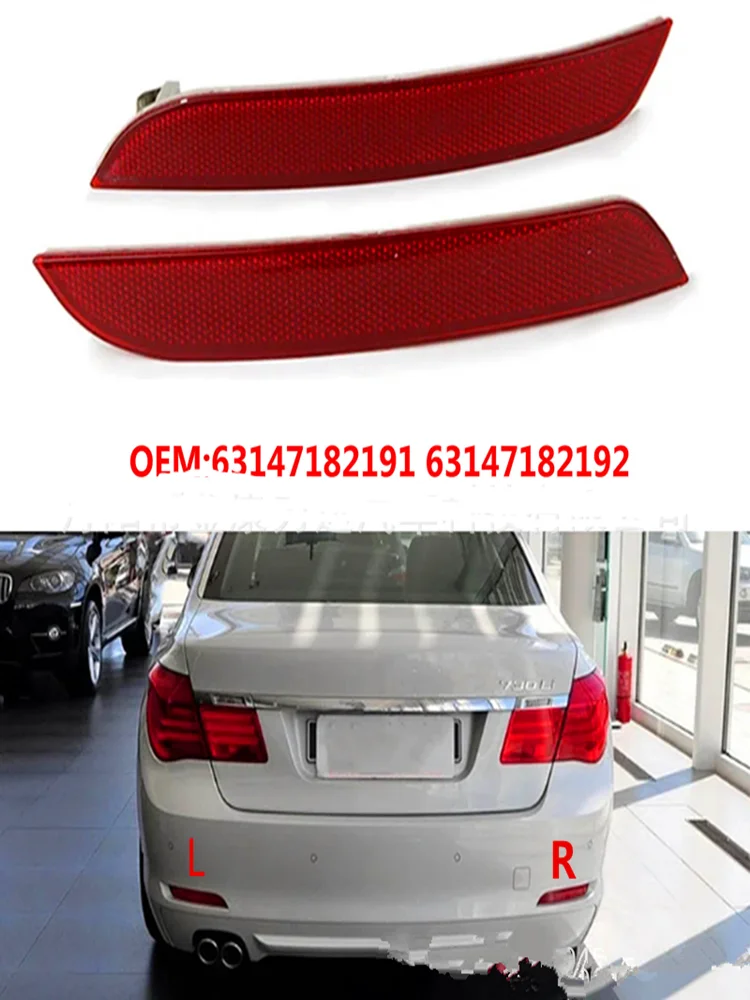 63147182191 63147182192 Trim Bumper Reflecting Emitter for BMW F01/F02 730LI 740LI  7-class
