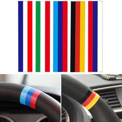 Bike Stickers Personalized Car Sticker Germany Italy France National Color Flag Sticker Steering Wheel Stickers Grille Stickers