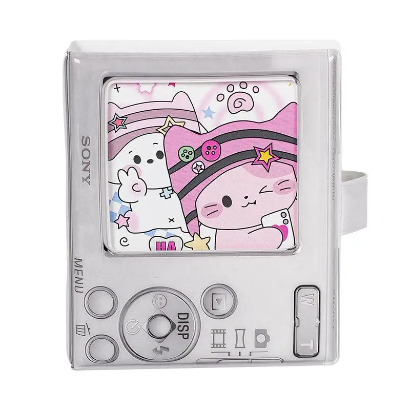 Camera Shape Photocard Holder Kawaii Binder Photocards Kpop Photo Album Card Clollecting Book Students' Supplies