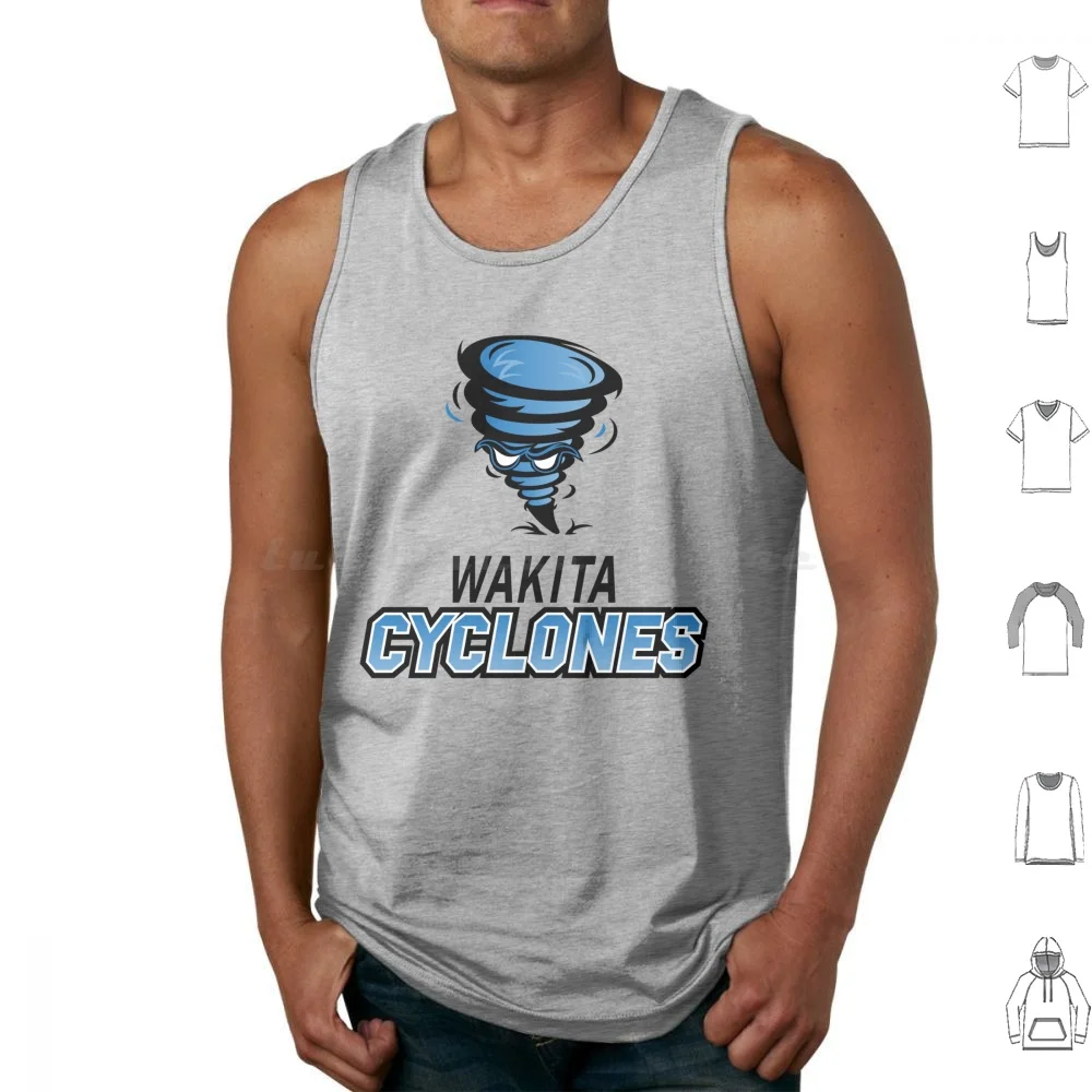 Wakita Cyclones Tank Tops Vest Sleeveless Tornado Twister Movie Cyclone Chaser Bill Paxton Helen Hunt Funnel Weather Twister