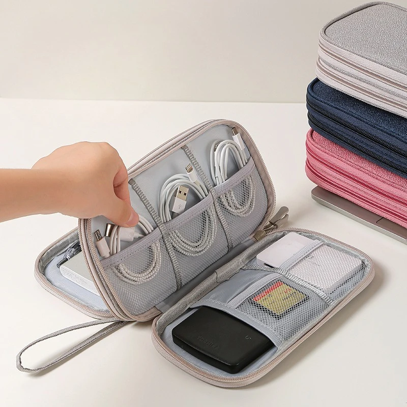 Waterproof Digital Storage Bag Portable Electronics Organizer with USB Charger Cable Pouch Travel Accessories New 2026