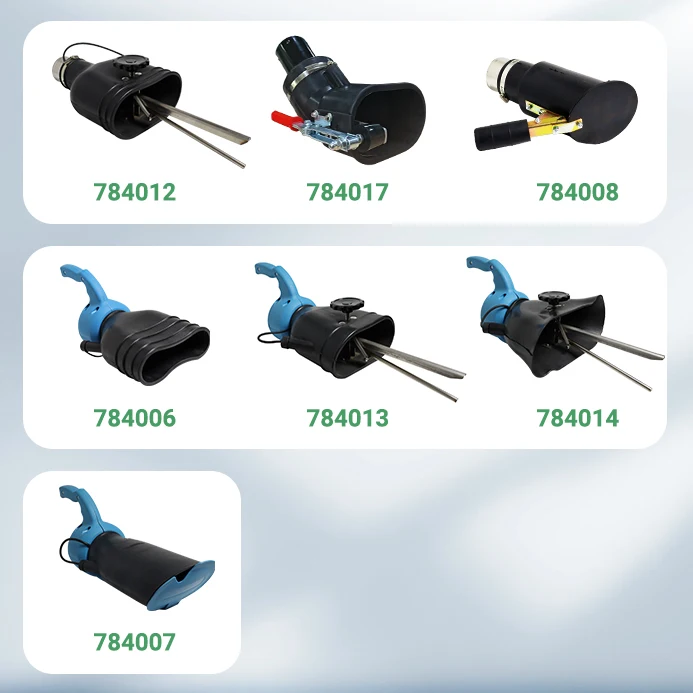 Vehicle Exhaust Extraction System Equipment Tailpipe Adapters and Nozzles