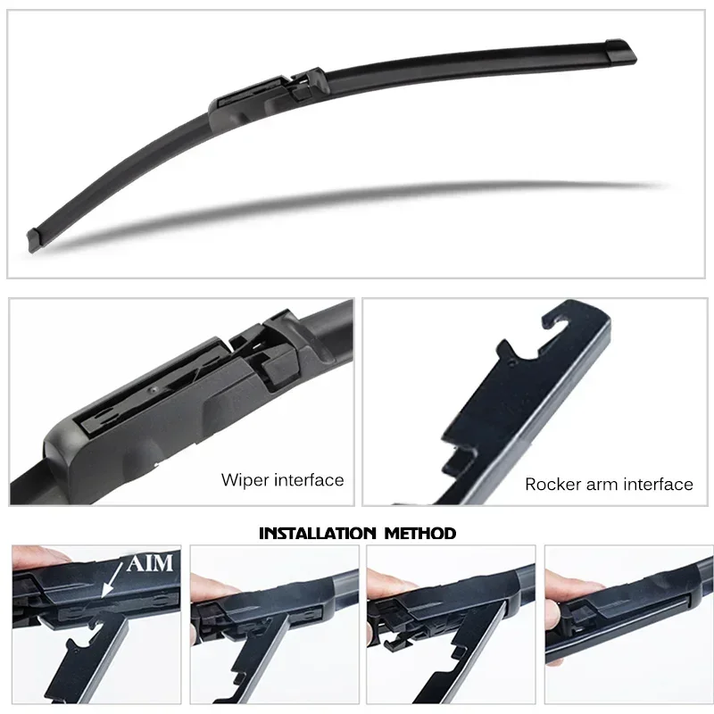 Car Wiper Blade For Seat Altea 2004-2015 Auto Windshield Windscreen Front Window Wipers Blades 26\