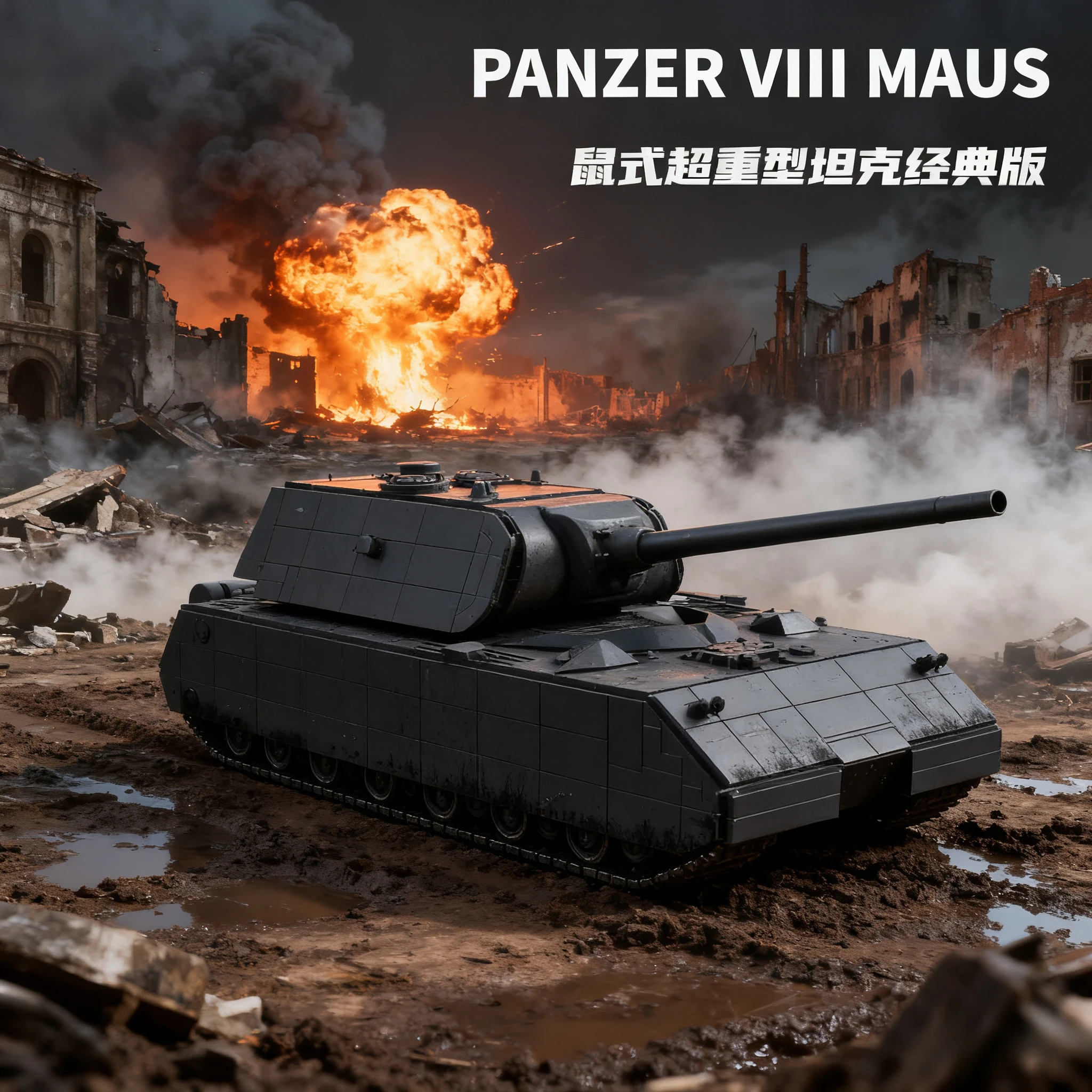 MOC Military Heavy Tank Building Block Set Creative NO.1322/S04 Tiger Tank Model Infantry Vehicle Bricks Model Boy Toy for Adult
