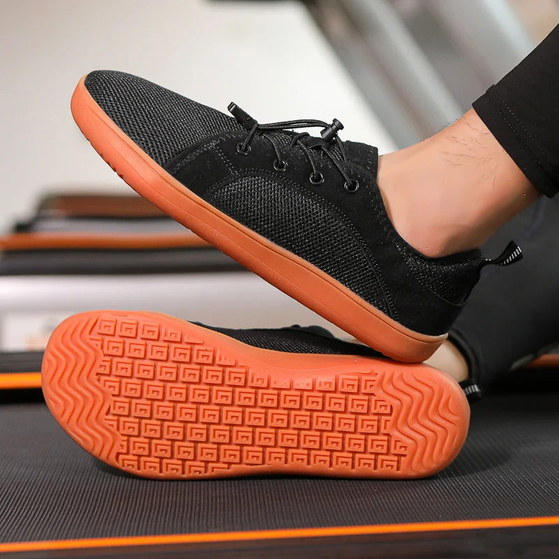 Zapatillas de deporte Unisex con punta ancha para hombre y mujer, zapatos informales de malla de verano para hombre, calzado deportivo plano, tenis de entrenamiento transpirable