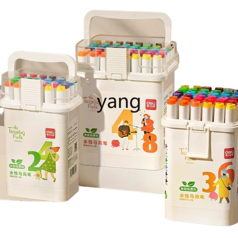 

CX Water-Based Marker Pen Crayon Only for Art Painted Graffiti Pen Children Non-Toxic Washable Only for Pupils