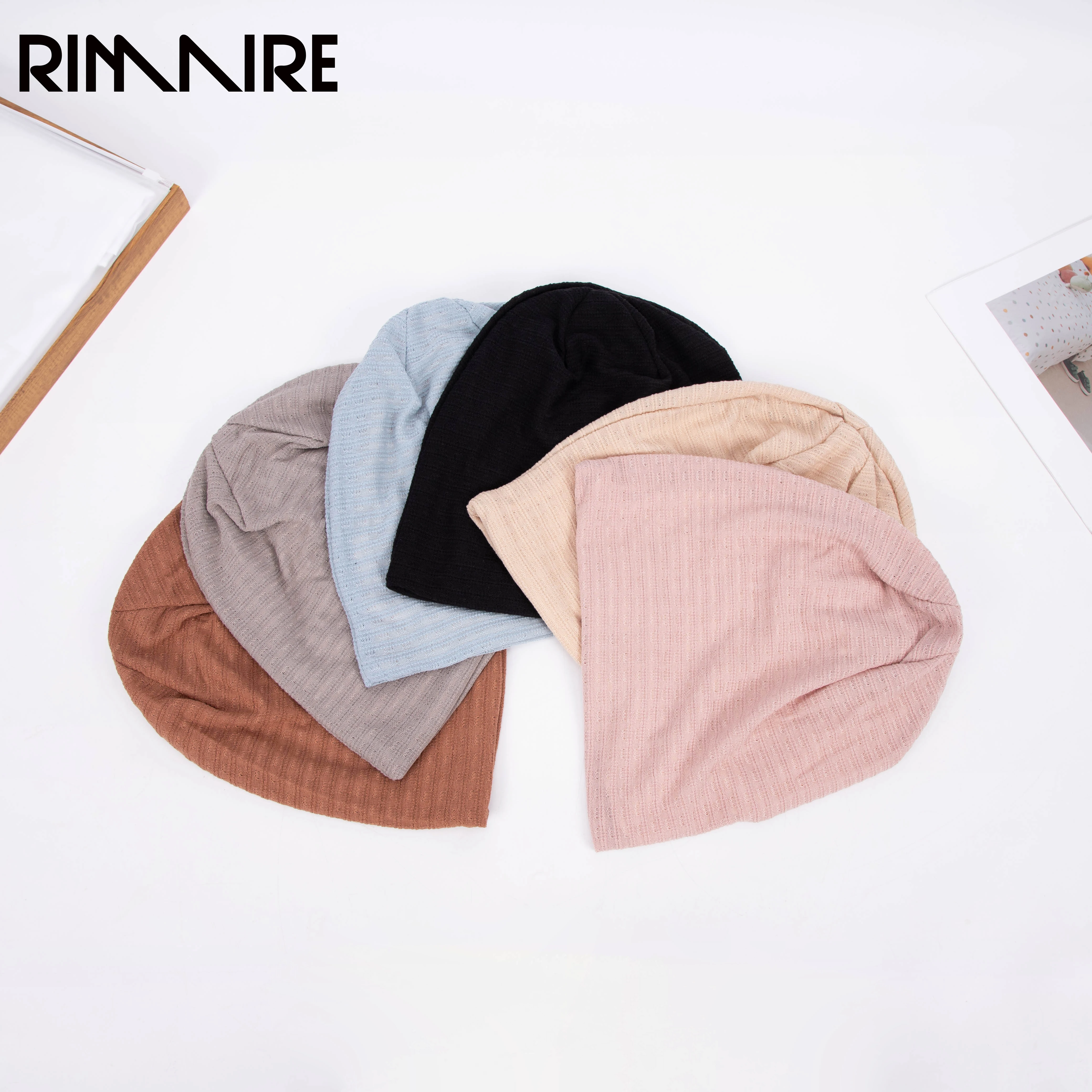 

RIMAIRE Lightweight Knitted Hat Post-operative Windproof Headscarf Hat Postnatal Recovery Hat