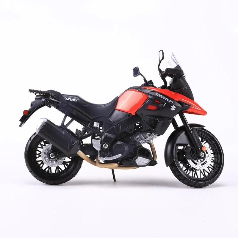 Maisto-modelo de coche de motocicleta, colección de maquetas de coche de aleación, 1:12, SUZUKI v-strom 1000